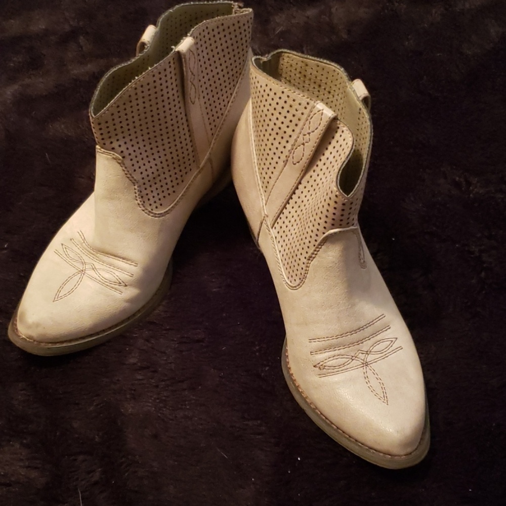 Very Volatile distressed ankle boots.